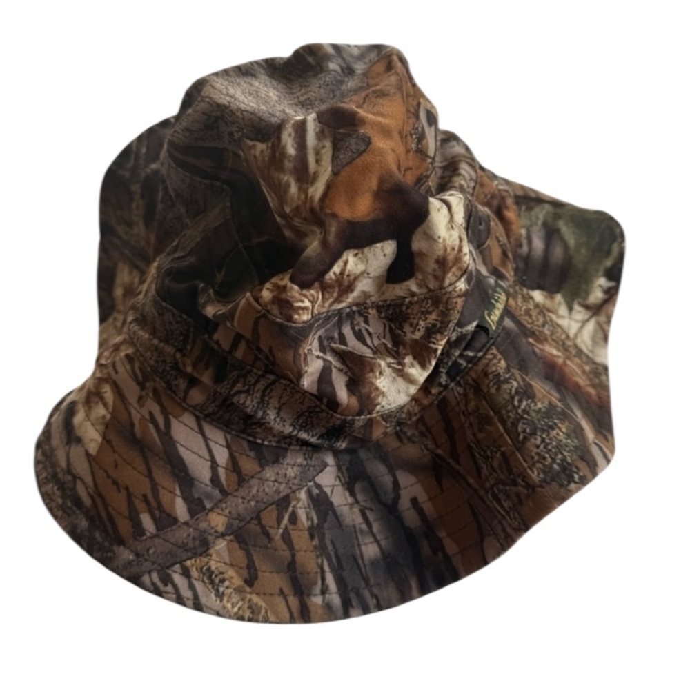 Mossy Oak GAMEHIDE hunting cap excellent condition drawstring for perfect fit